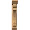 Ekena Millwork Olympic Slat Rough Sawn Bracket w/ Offset Brace, Western Red Cedar, 6"W x 26"D x 34"H BKT0604X26X34OLY06RWR - alternate 3